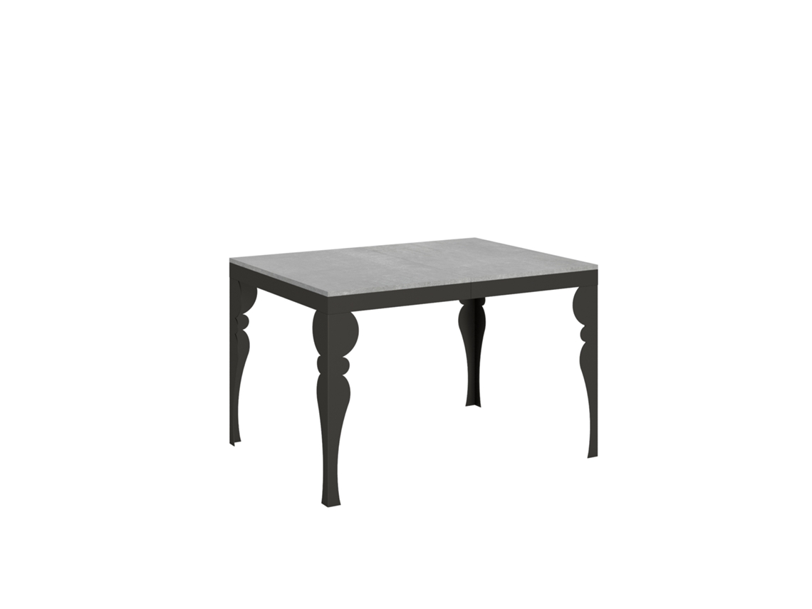 Mesa de Comedor ITAMOBY Paxon Evolution (90x120/380 - Paneles de Melamina - Cemento)