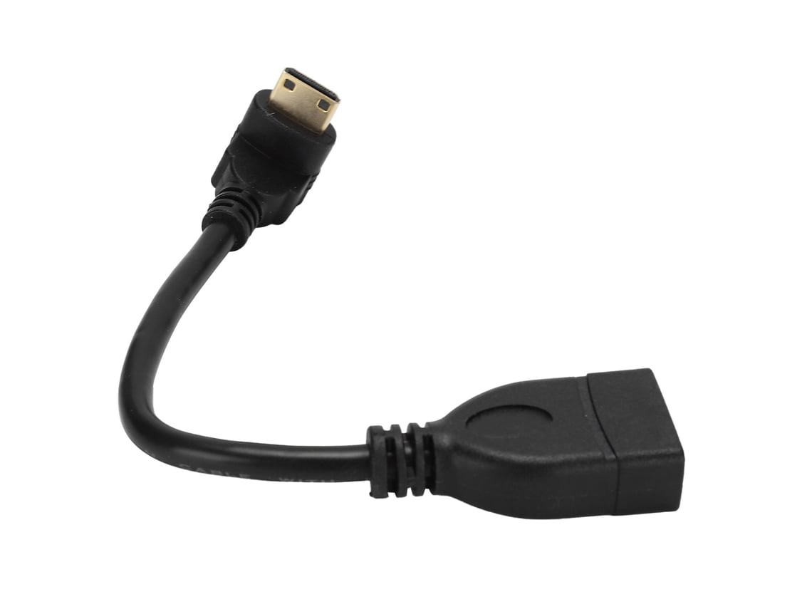 Cable Conector Hdmi C Macho A Hdmi A Hembra, 15 Cm, Portátil Para Portátil, Tableta Y Cámara.