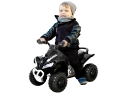 Quad Infantil Con Luces Y Sonidos, Asiento Ancho, 18 Meses, Negro, 67,5 X 38 X 44 Cm