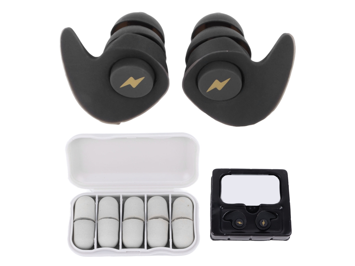 Tapones Para Los Oídos De Silicona Reutilizables Con Reducción De Ruido De 28 Db Para Dormir, Estudiar Y Viajar.