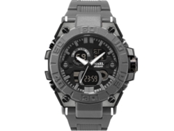 Reloj Deportivo Electrónico Para Hombre, Resistente Al Agua Hasta 50 M, Con Pantalla Gris Luminosa.