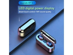 Auriculares Inalámbricos Intrauditivos F9 Con Pantalla Led, Control Táctil Y Resistentes Al Agua Para Deportes, Música Y Videojuegos.