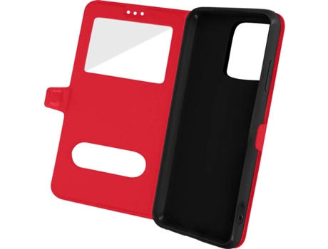 Funda Apple iPhone 13 Pro Max AVIZAR Ventana Doblr (Rojo)