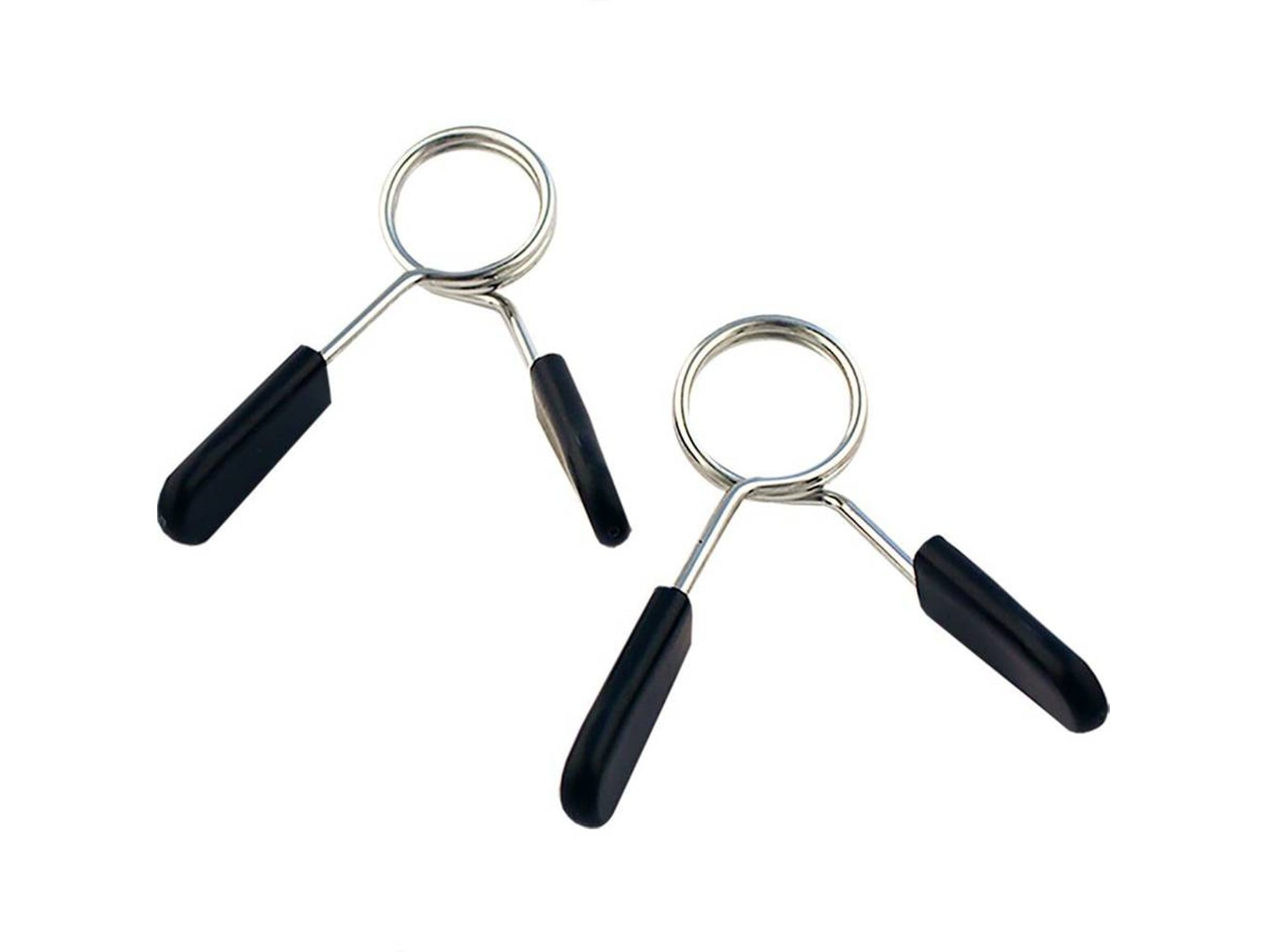 Conjunto de 2 Bloqueadores de discos SOFTEE Spring Collar (Plateado - Diámetro: 30mm)