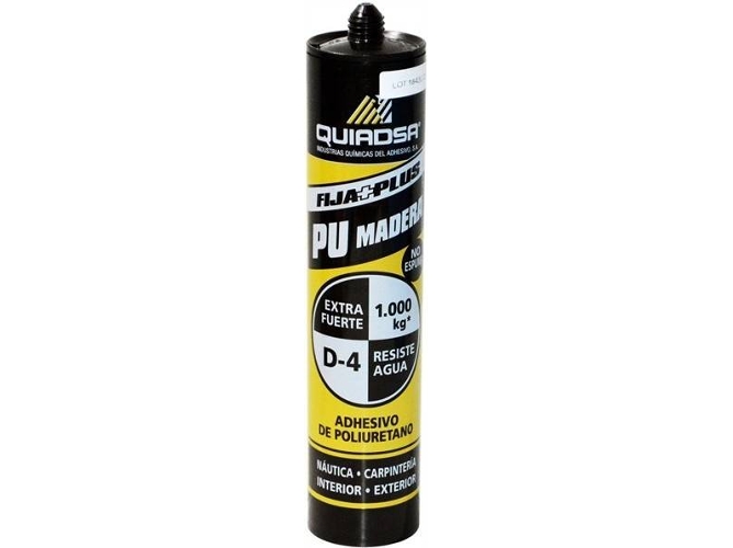 Cola Madera Poliuretano QUIADSA D4 (290 Ml)