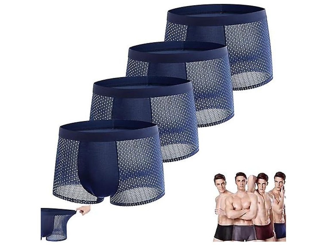 Calzoncillos Bóxer De Bambú Para Hombre - Comodidad Todo El Día, Ropa Interior De Bambú, Pantalones Cortos De Bambú Para Hombre
