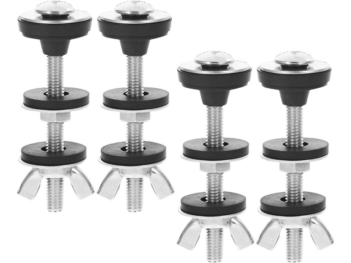 Juego De 4 Pernos De Acero Inoxidable Para Tanque De Inodoro, Fijaciones Resistentes Y Duraderas.