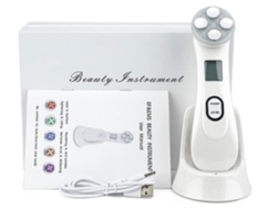 Dispositivo de belleza ultrasónico 5 en 1 Dispositivo de belleza facial multifuncional Blanco Yemaesre