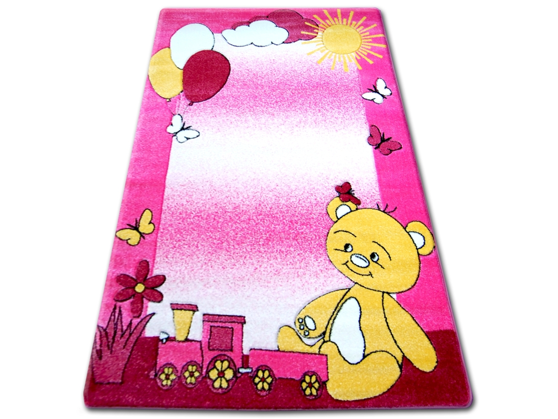 Alfombra DYWANY LUSZCZOW Happy C210 (Rosa - 240x330 cm - Polipropileno)
