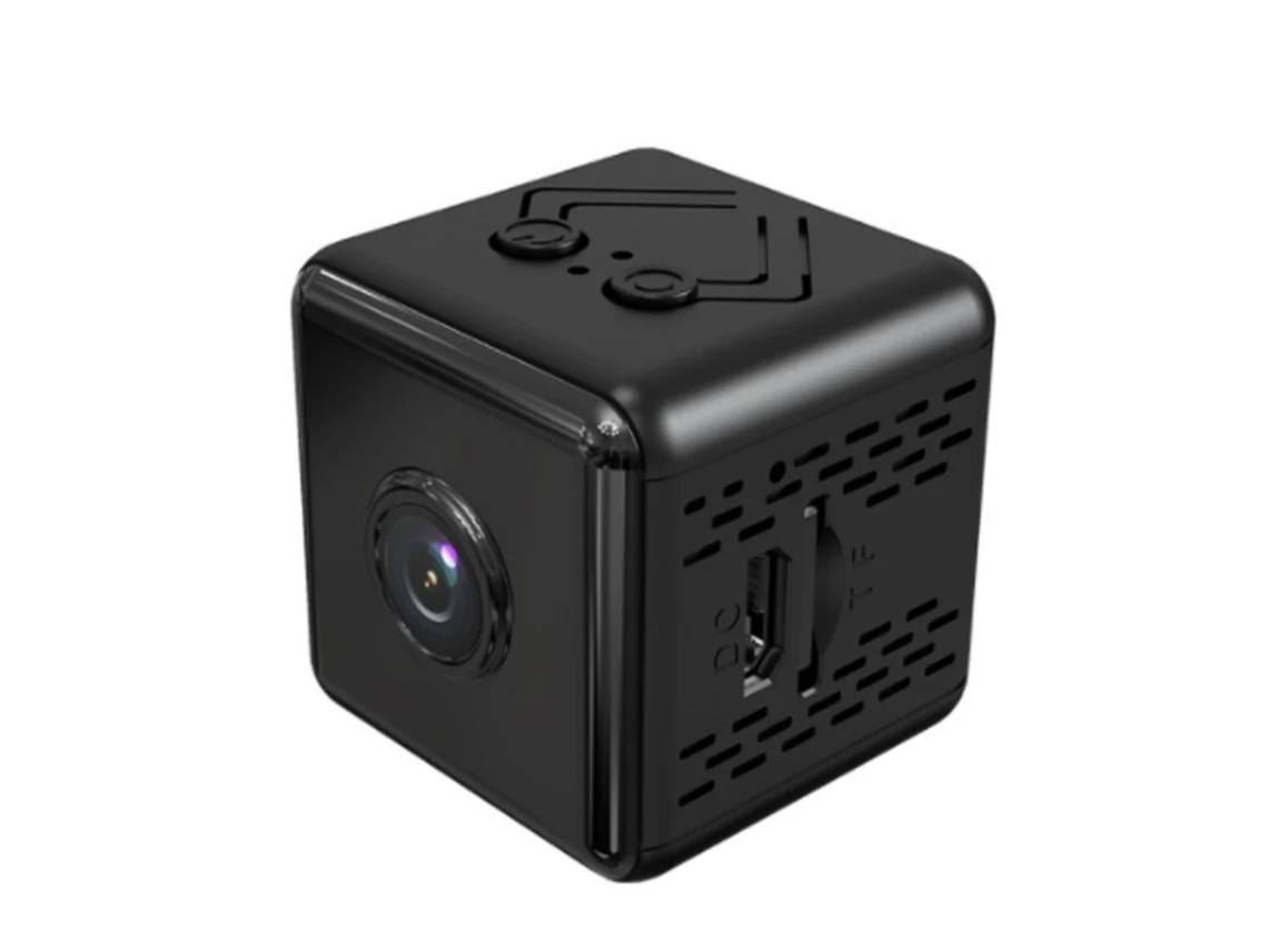 Minicámara espía inalámbrica oculta con wifi, HD 1080p, visión nocturna y detección de movimiento, color negro. Bestvite