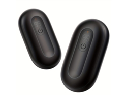 Juego de 2 calentadores portátiles recargables con fijación magnética y pantalla digital, de bajo consumo STELASPLEN