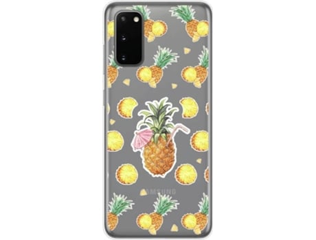 Carcasa Samsung Galaxy A41 TUMUNDOSMARTPHONE Dibujos Transparente Multicolor