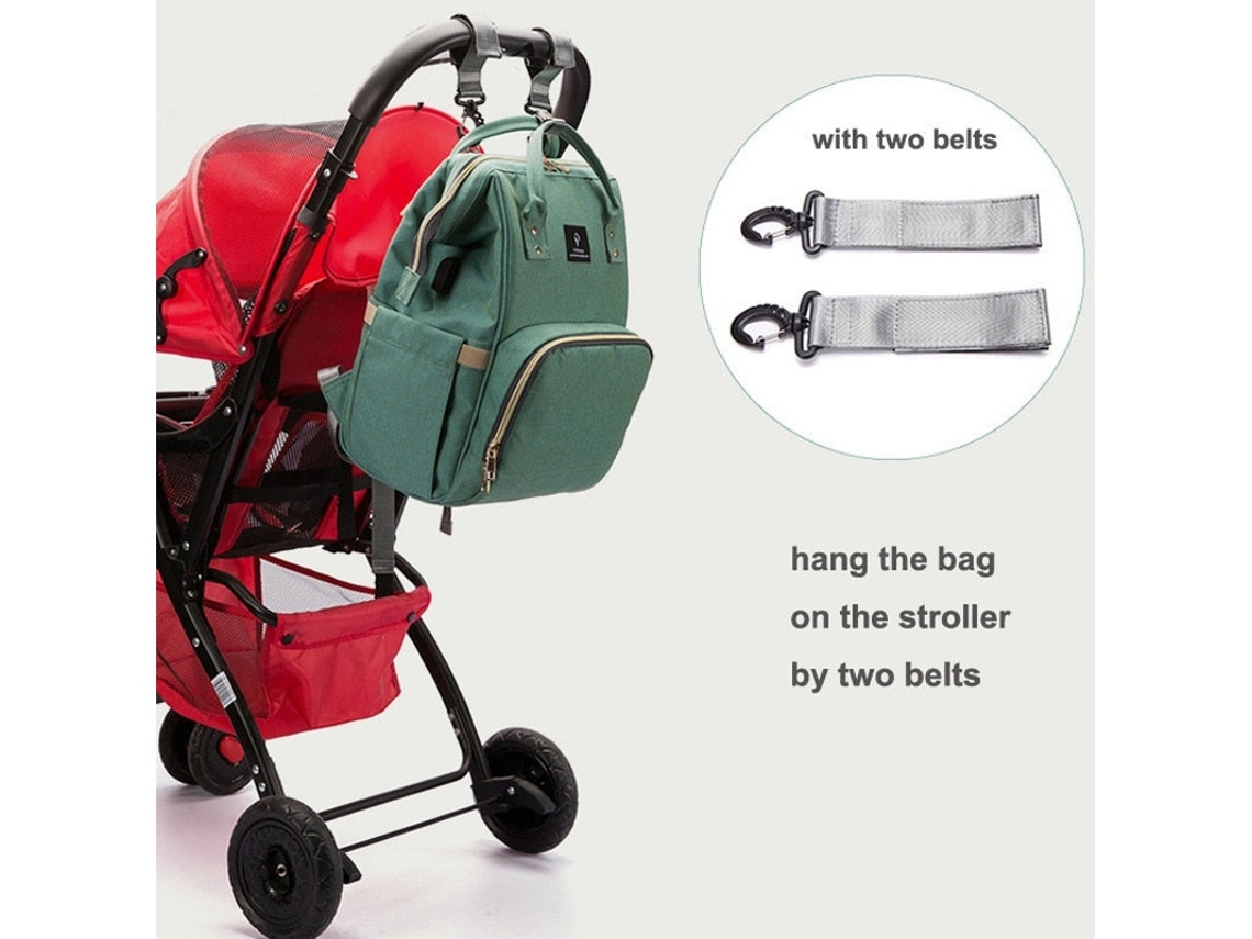 Mochila Para Pañales De Gran Capacidad, Bolsas Impermeables Para Maternidad Y Bebé Con Interfaz Usb, Tipo CHRUI Para Viaje