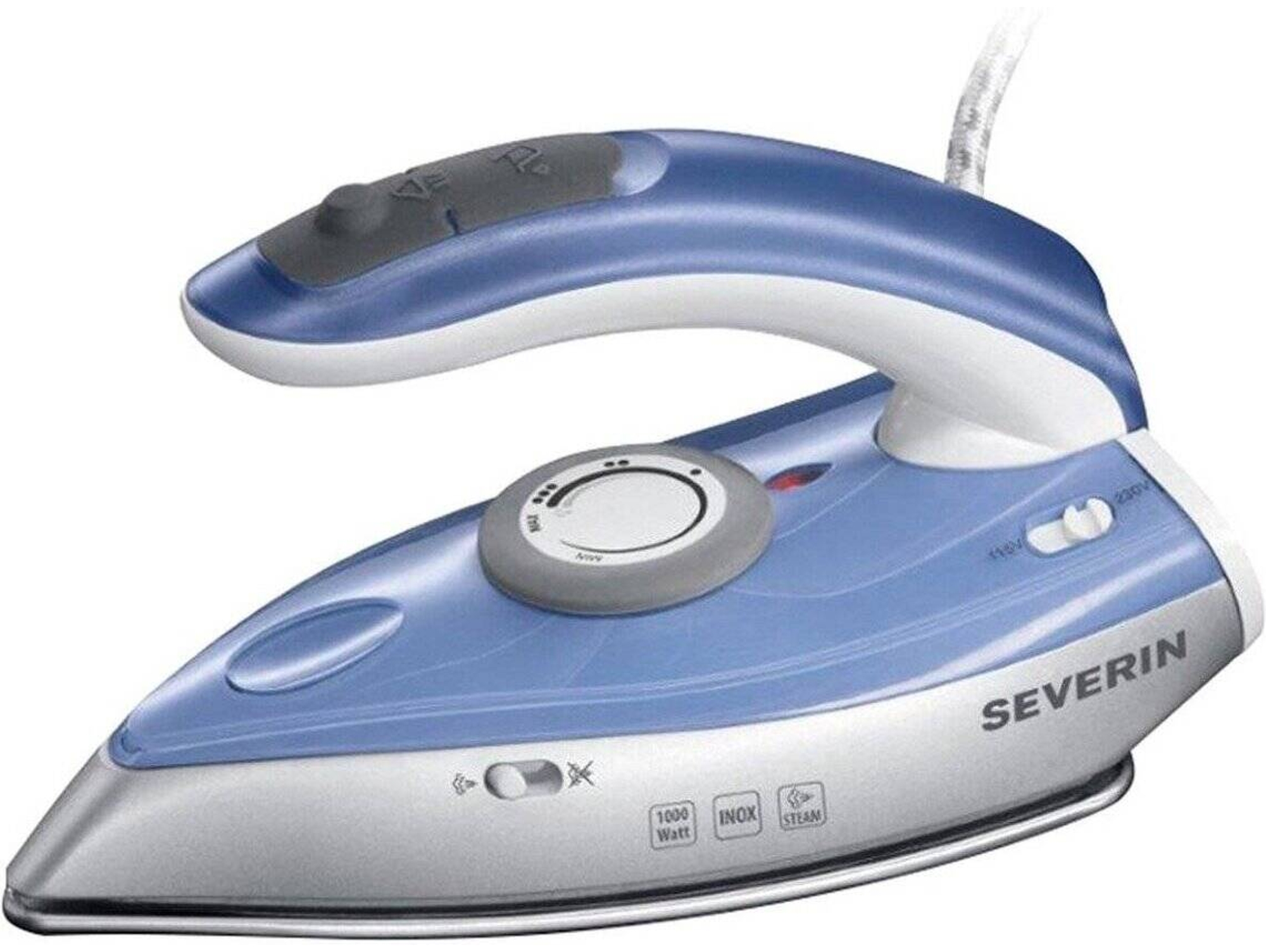 Plancha de viaje SEVERIN BA3234 (1000 W - Suela inoxidable)
