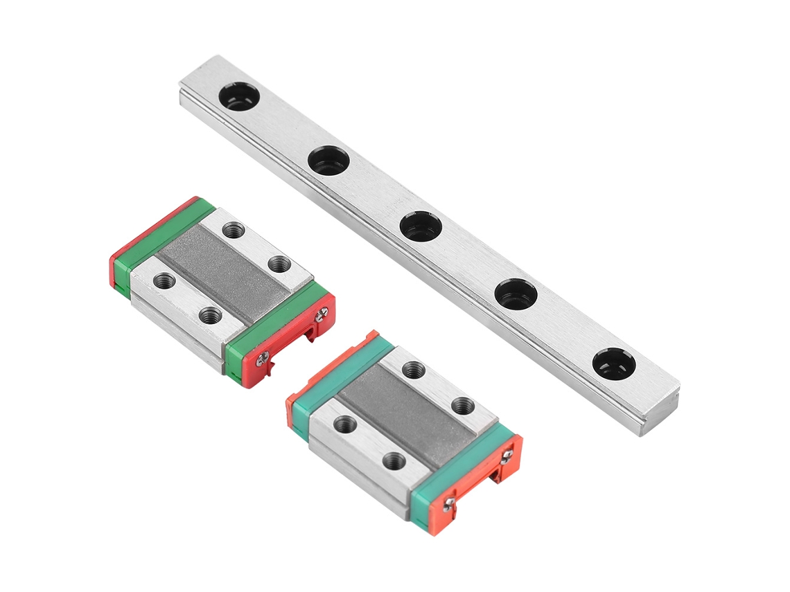 Carril Lineal Mgn9b 100mm Con 2 Bloques Deslizantes Ancho 9mm