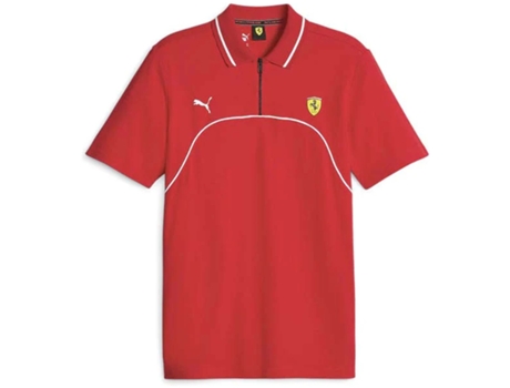 Polo Unisex PUMA Corta Ferrari Race Rojo (M)