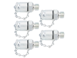 2026velora-5 Piezas Adaptador De Prueba Hidráulica Conector De Rosca De Prueba Acoplamiento Pt/pptm14 X 1.5