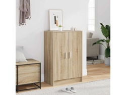 Mueble Zapatero | Armario Zapatero Madera Contrachapada Roble Sonoma 60x35x92 Cm