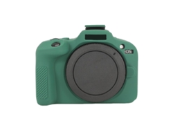 Funda protectora de silicona suave y brillante para Canon EOS R100, color verde, XIAOMOYU