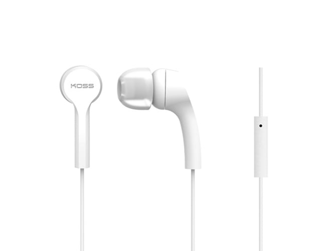 Auriculares con Cable KOSS KEB9i (In Ear - Micrófono - Blanco)