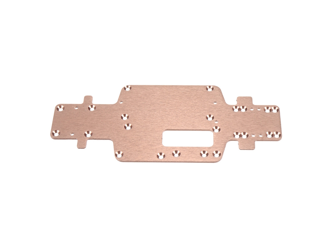 Placa inferior del chasis de metal para coche Wltoys 284161 1/28 RC, piezas de repuesto para modelos de vehículos 2555