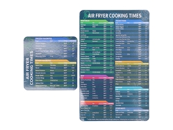 Hoja Magnética De Tiempos De Cocción Para Freidora De Aire - Guía De Cocina Con Más De 100 Alimentos
