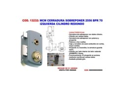 Cerradura Sobreponer 2556 Bpr 70 Izq Redondo Cilindro MCM