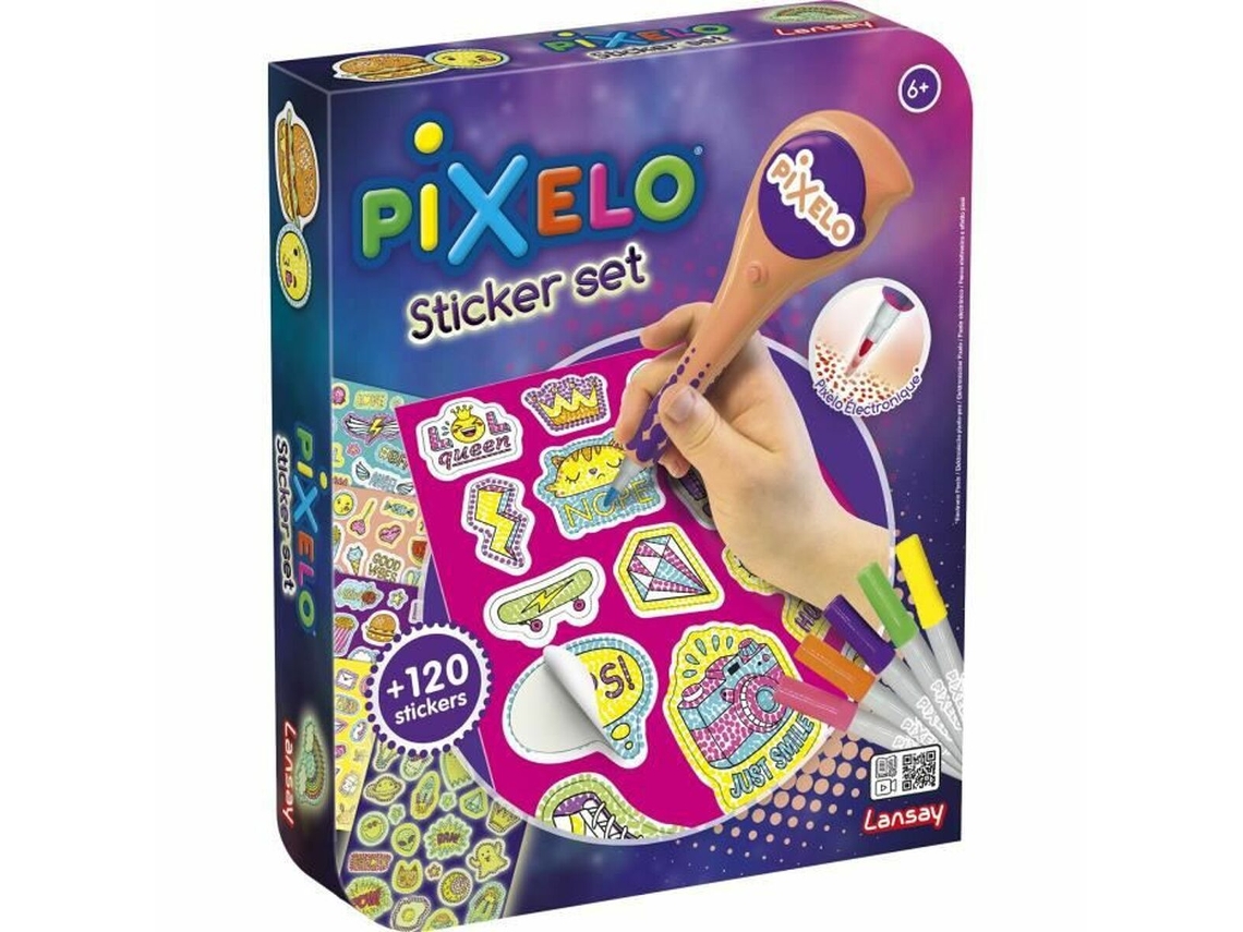 Pegatinas Lansay Pixelo Sticker Set Juego de Manualidades