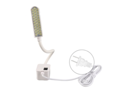 2026-luz Para Máquina De Coser 33led Resaltado Manguera Metálica Ajustable 360 Grados Adsorción Magnética 110‑240v Plug Us