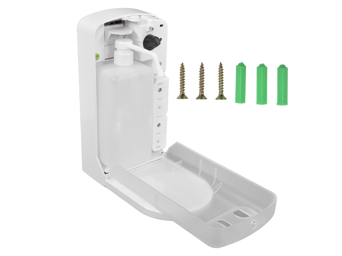 Dispensador Automático De Jabón De Manos Con Inducción Infrarroja, 1000 Ml, Sin Contacto, Para Montaje En Pared O Mesa.