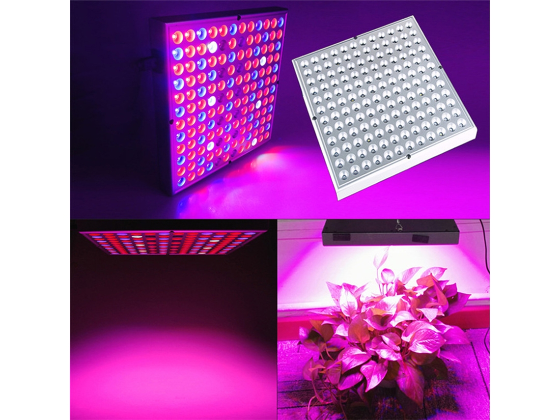Lámpara LED de espectro completo de 45 W (modelo 2026) con luz UV e IR para el cultivo de plantas de interior.