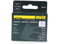Grapas Número 3 de 12Mm 1000 Uni Gg312 MOTA HERRAMIENTAS