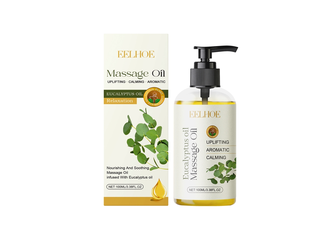 Aceite esencial de eucalipto 100% puro y natural para uso diario.
