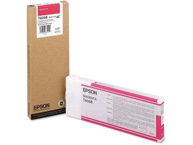 Cartucho de tinta original EPSON, T606B 220 ml , Magenta, C13T606B00