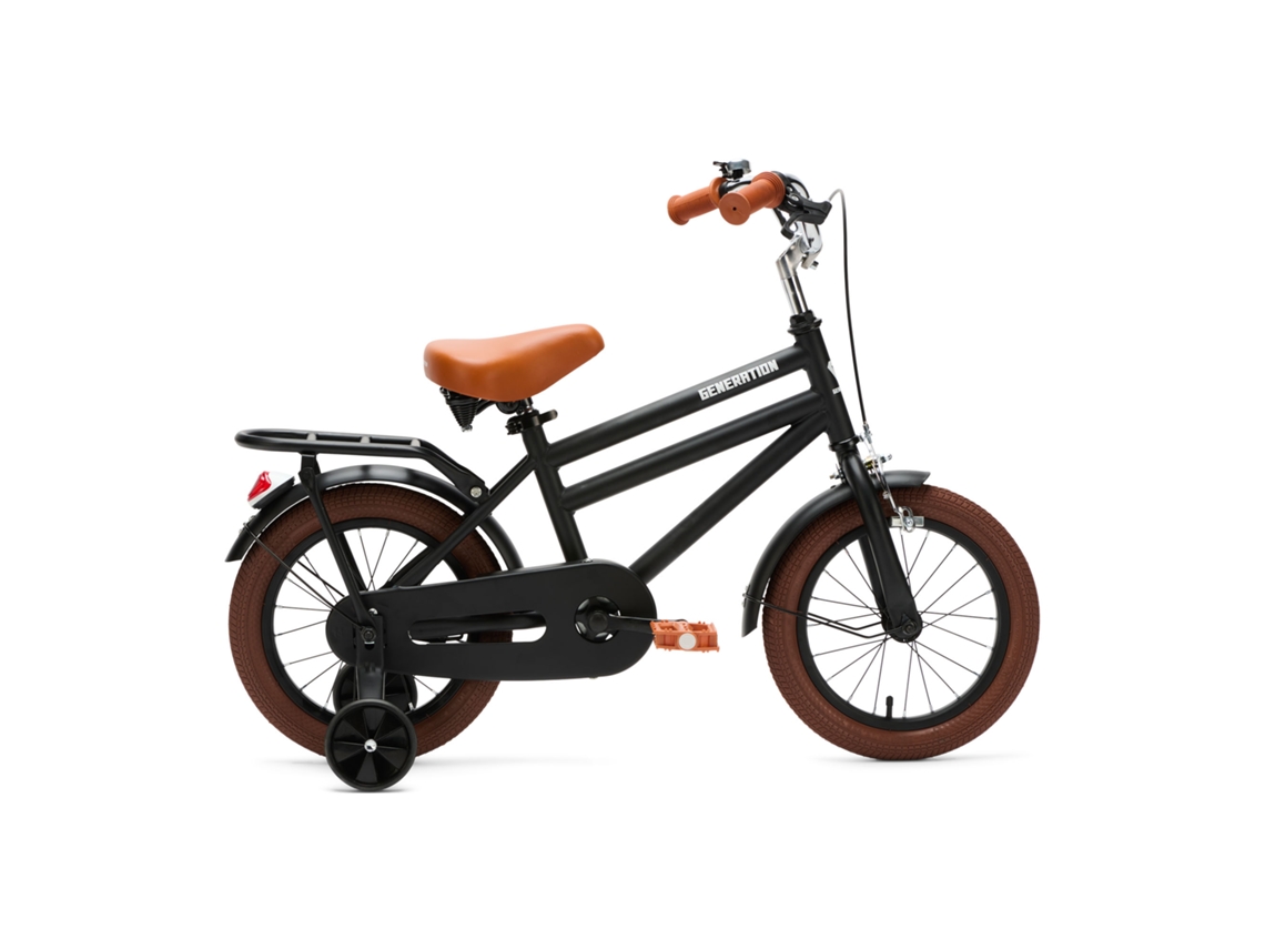 Generation City 14 Pulgadas Negro Mate - Bicicleta Infantil