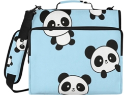Besportble Carpeta De Panda Azul Y Fabricada Con Tela Impermeable De Primera Calidad, Esta Resistente Carpe...
