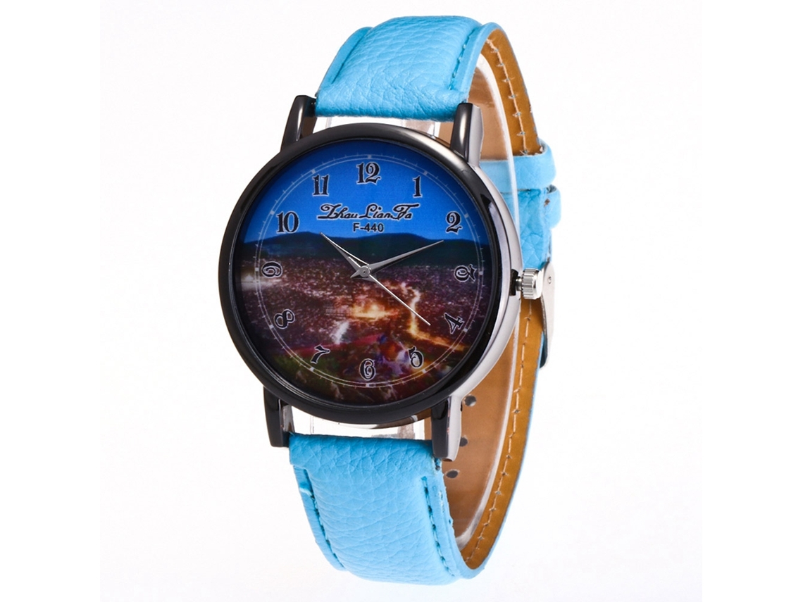 Reloj De Cuarzo Elegante Y Casual Unisex, Regalo (azul Claro)