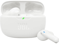 Auriculares Bluetooth True Wireless JBL WAVE BEAM 2 (In Ear - Micrófono - Noise Cancelling - Blanco)