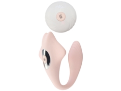 Vibrador De Masaje Porttil Con Control Remoto Inalmbrico De 10 Frecuencias Para Mujeres (rosa)