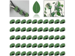 50 Clip De Fixture De Pared Para Plantas Trepadoras, Clip Invisible Autoadhesivo Para Colgar Enredaderas Y Fixar Cables 50 Piezas