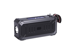 Altavoz Bluetooth inalámbrico Viewleaf con carga solar dual, recargable, linterna, entrada TF/USB, reproductor MP3 y radio FM
