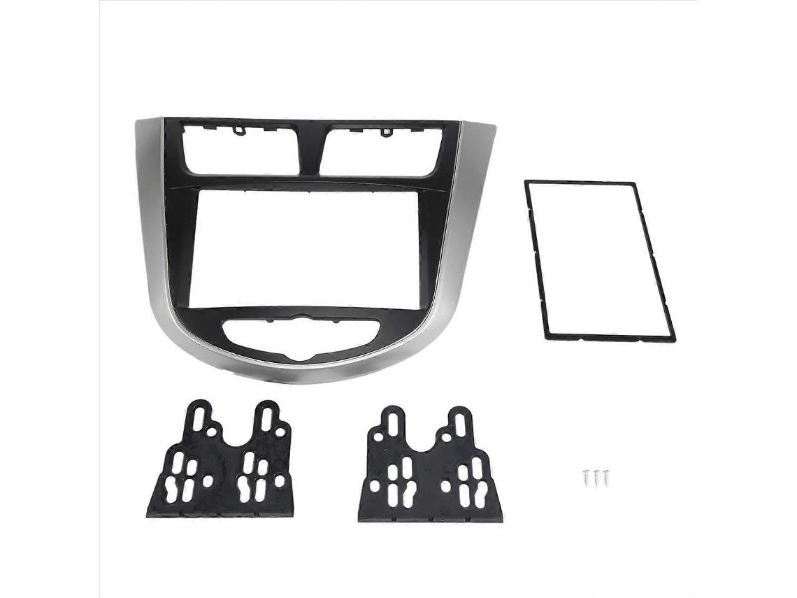 Kit de acabado para radio, panel frontal y reproductor de DVD para reinstalación en Hyundai i-25.
