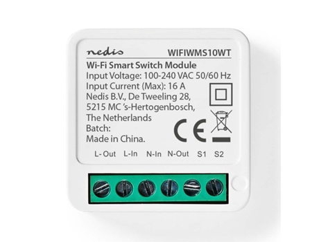 Interruptor De Luz Nedis Blanco NEDIS