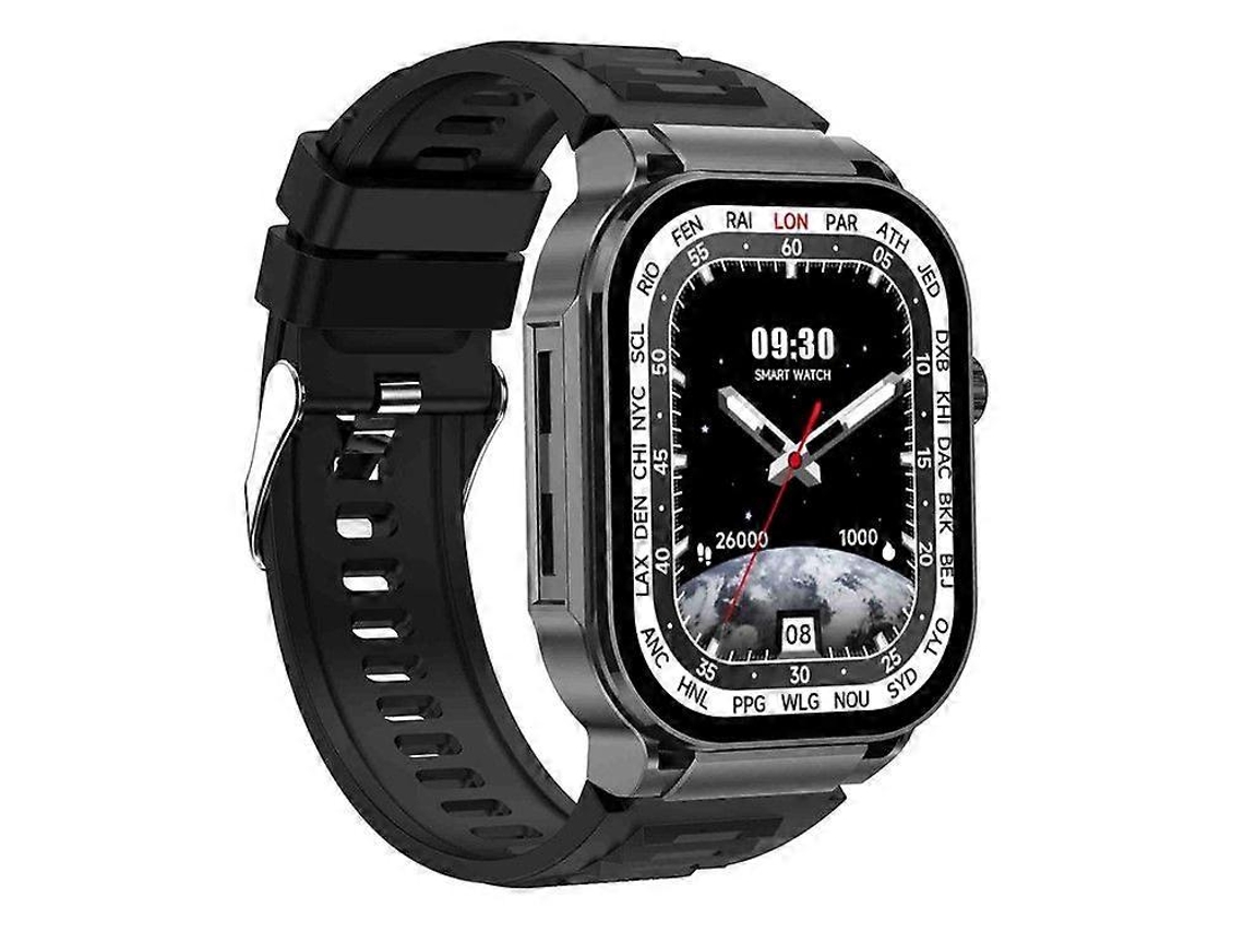 Reloj inteligente AMOLED de 2.06 pulgadas con monitor de salud, llamadas Bluetooth y monitor de actividad física para Android e iOS. Ly Ebike