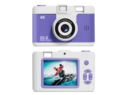 Cámara digital dual frontal y trasera con grabación de vídeo y zoom 16x Orange Cuich