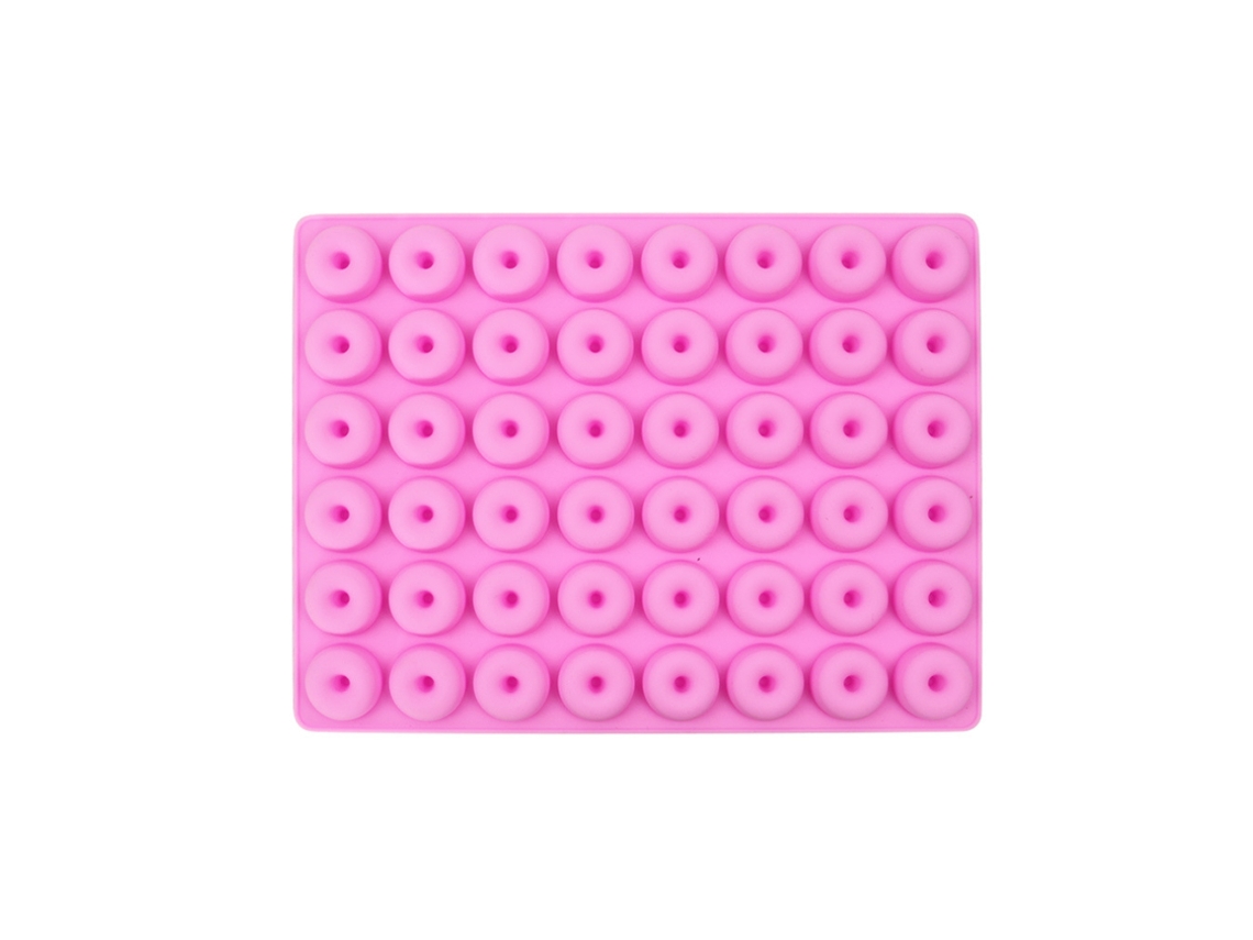 Molde De Silicona De 48 Cavidades Para Minidonuts, Ideal Para Pasteles Y Chocolates. Apto Para Horno Y Microondas.