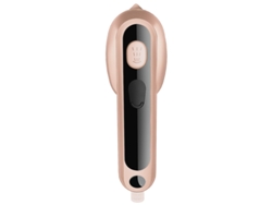 Plancha de vapor portátil compacta Cuich Mini Iron de 40 W con superficie antiarrugas y placa de titanio rosa (110 V/220 V)