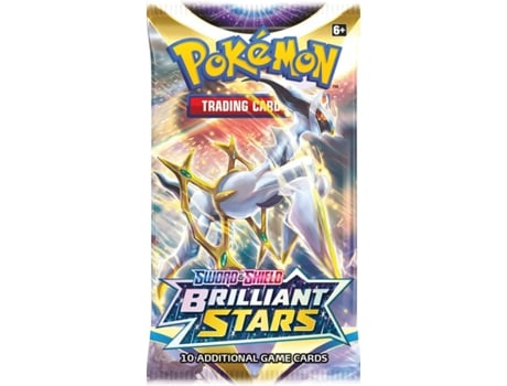 Juego de Cartas POKEMON Sword & Shield 9 Brilliant Stars Booster (Edad Minima: 6 años)