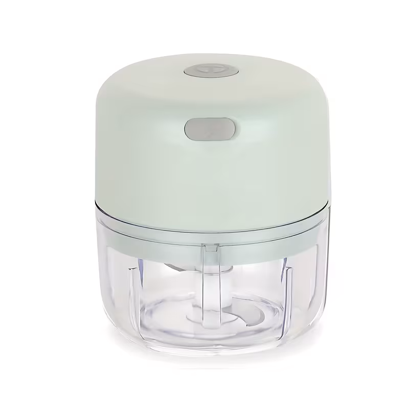 Mini picadora y procesadora con recipiente de 100 ml de doble capacidad para facilitar la limpieza y el almacenamiento. Stelasplen (con función de ajo).