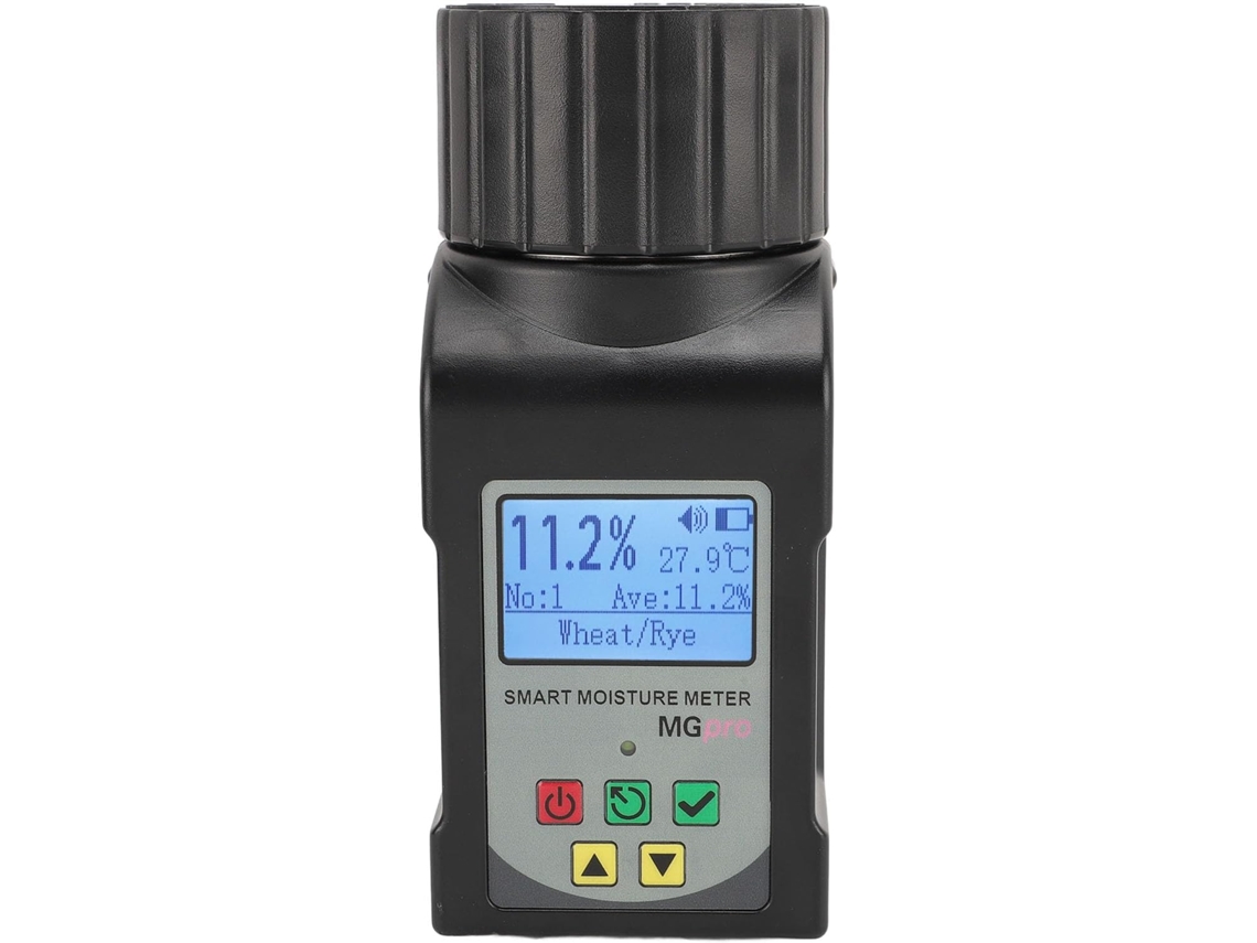 Medidor De Humedad De Grano, Medición Digital Con Pantalla Lcd, Mini Probador De Humedad Portátil (25 Oz) Incluido